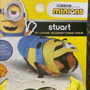 MINIONS Hamster or small dog 
Costume Yellow Blue rubies